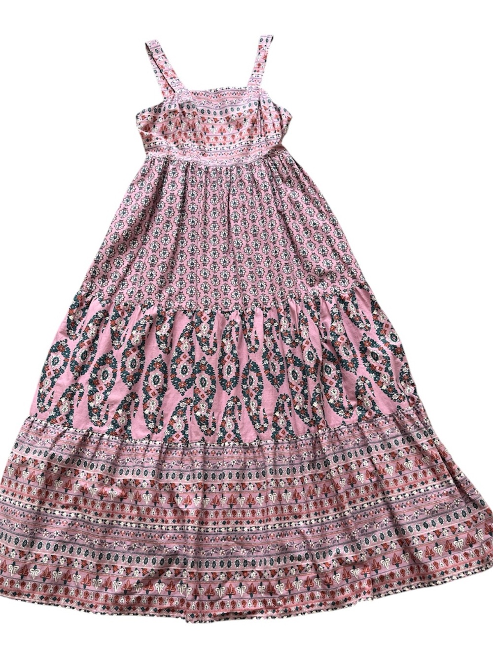Knox Rose Pink Boho Printed Maxi Dress